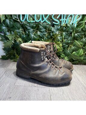 Vintage Vasque Hiking Boots Size 8.5 Women Made In Italy